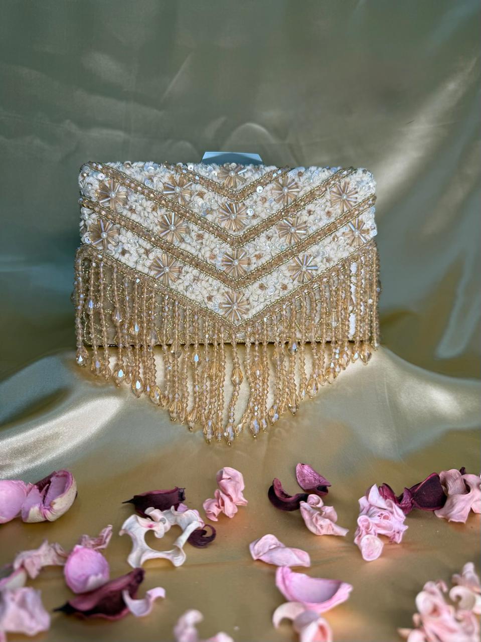 Crystal Hanging Charm - Golden