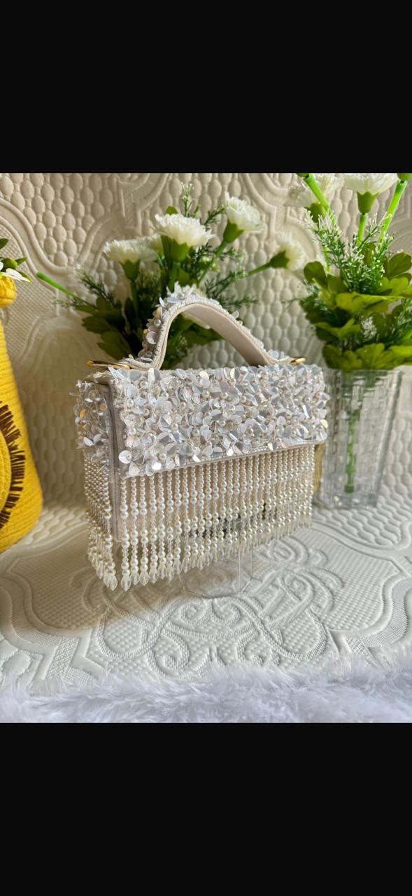 Noor-e-Ivory Statement Bag