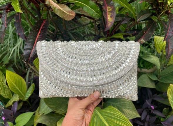 Noor Mother of Pearl Clutch