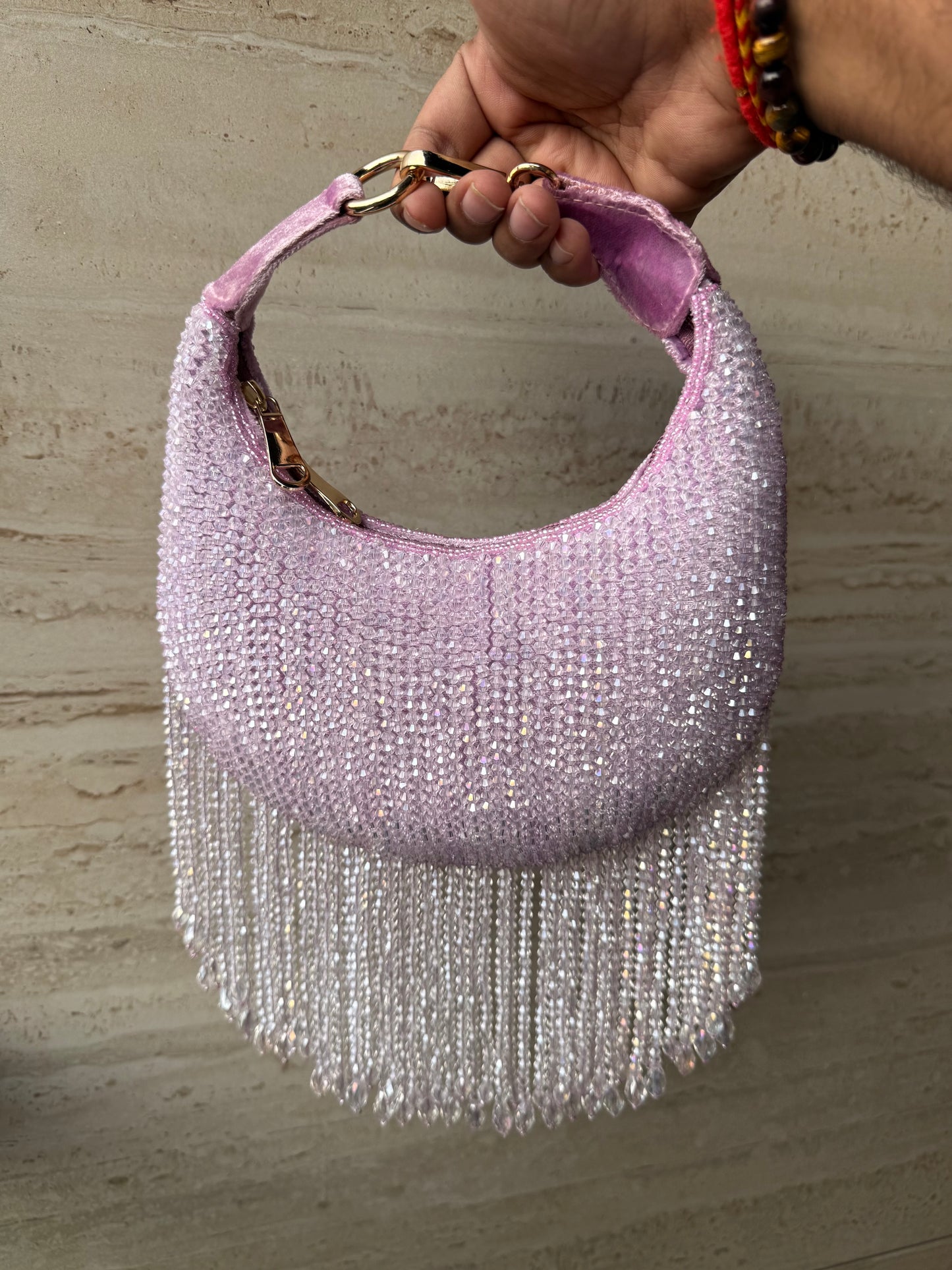 Moonstone Mosaic Hobo Party Bags