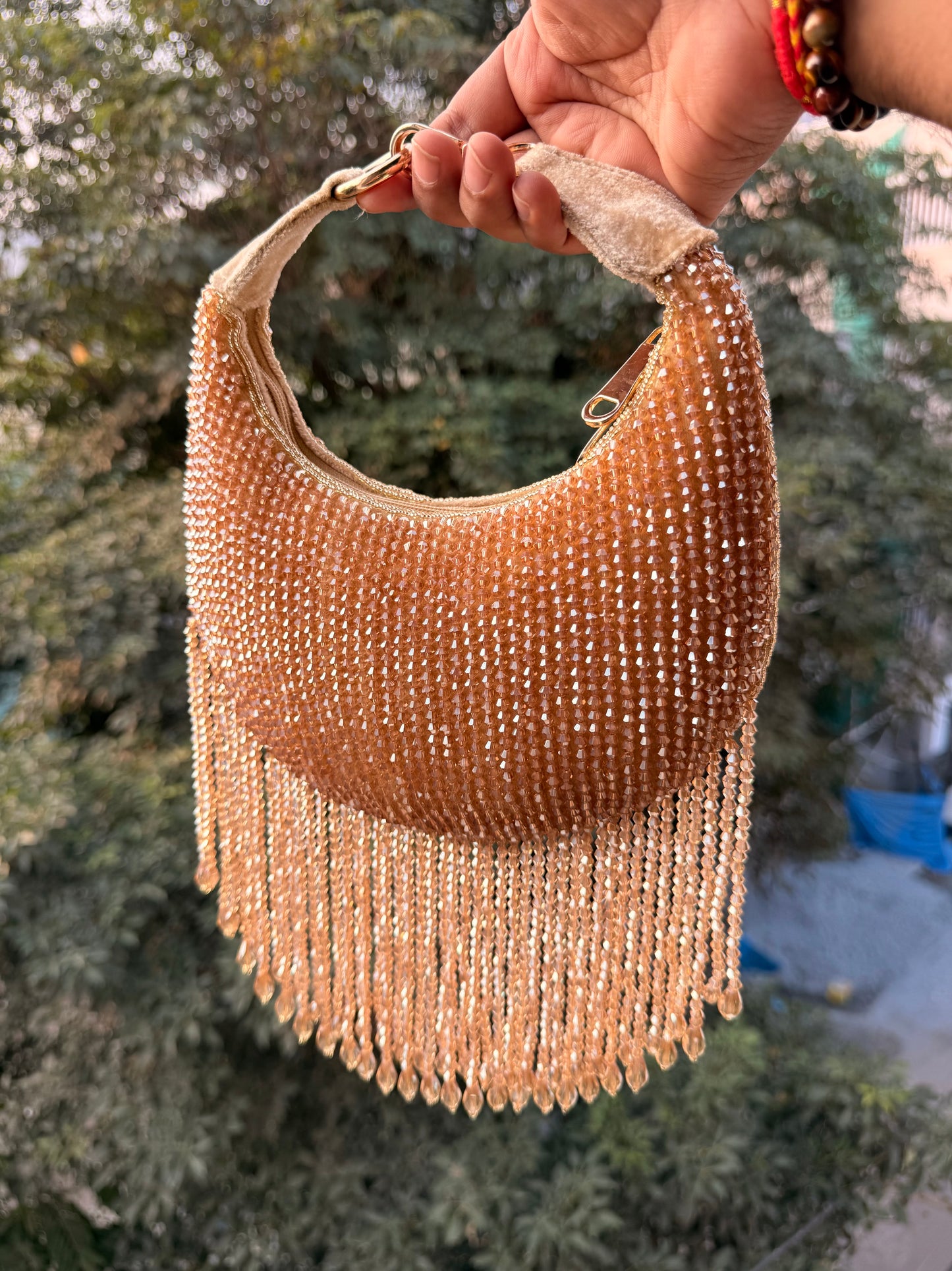 Moonstone Mosaic Hobo Party Bags