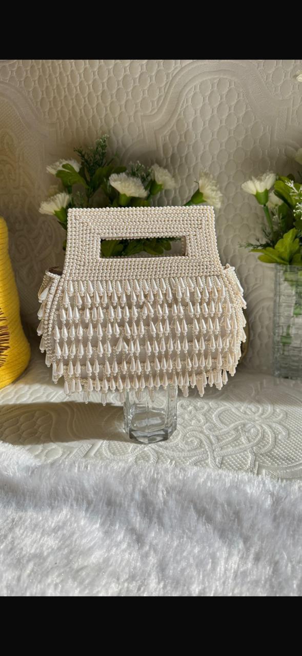 Pearl Waterfall Handbag