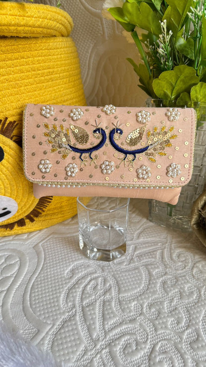 Embellished Envelope Clutch